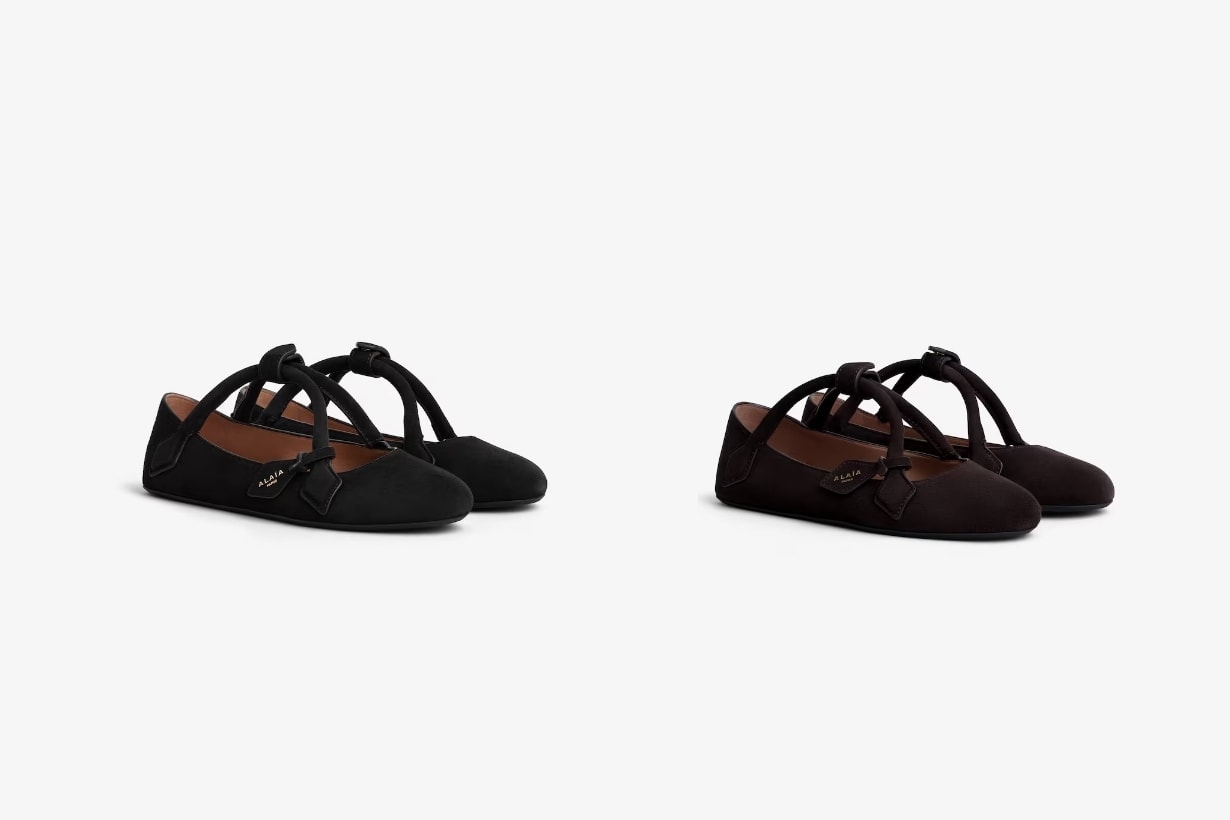 Alaïa 全新芭蕾舞平底鞋，一穿散發法式優雅！
