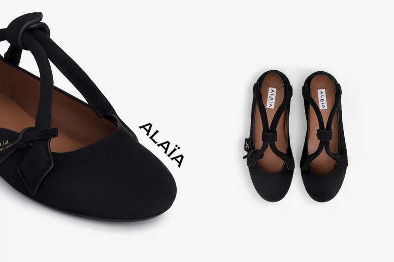 Alaïa 全新芭蕾舞平底鞋，一穿散發法式優雅！