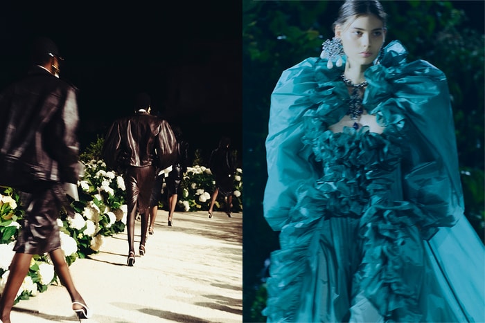 #PFW：解析本季靈感 3 個角色，透膚風衣、墊肩夾克... Saint Laurent 女郎的高級性感