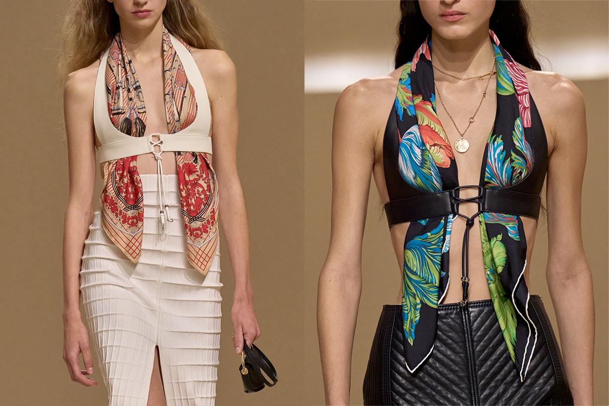 Hermès scarf tips 2026 spring summer pfw how to