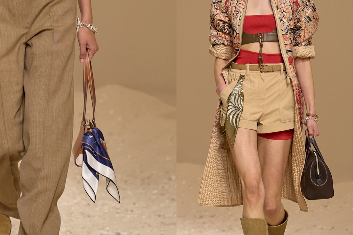 Hermès scarf tips 2026 spring summer pfw how to