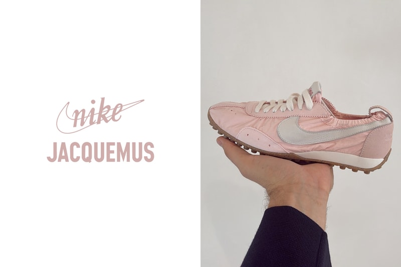 Jacquemus x Nike 聯名 Moon Shoe 月亮鞋正紅，真的把芭蕾舞鞋變成粉紅球鞋了！