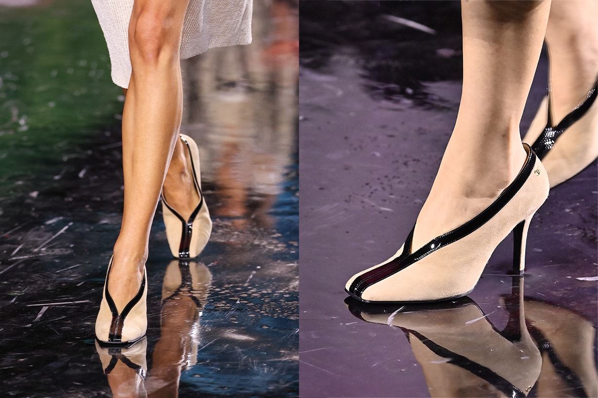 chanel two tone shoes Matthieu Blazy 2026 spring summer highlight square new version