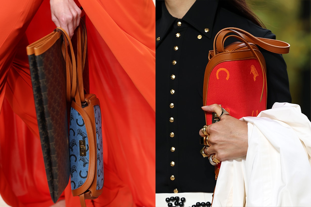 celine Handbags Michael Rider pfw monogram triomphe 2026 spring summer
