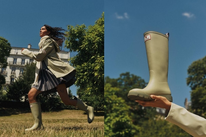 時髦女生快加入購物車：小狐狸 Maison Kitsuné X Hunter 聯乘系列帶來簡約型格的時尚雨衣！