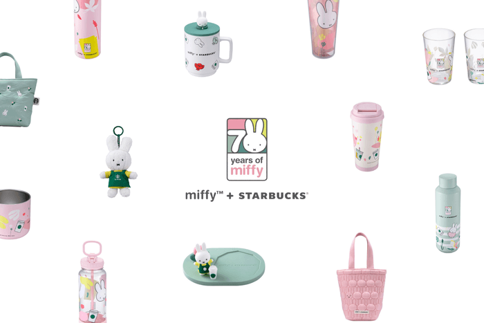 70 週年限定聯名:馬克杯、保溫瓶、手袋 ... miffy + STARBUCKS 再次可愛登場!