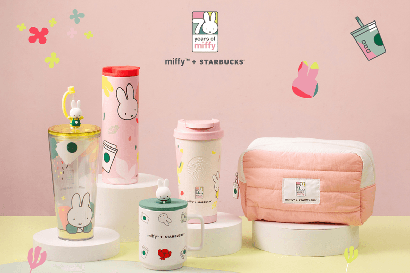 miffy x STARBUCKS 70th Collaboration release info