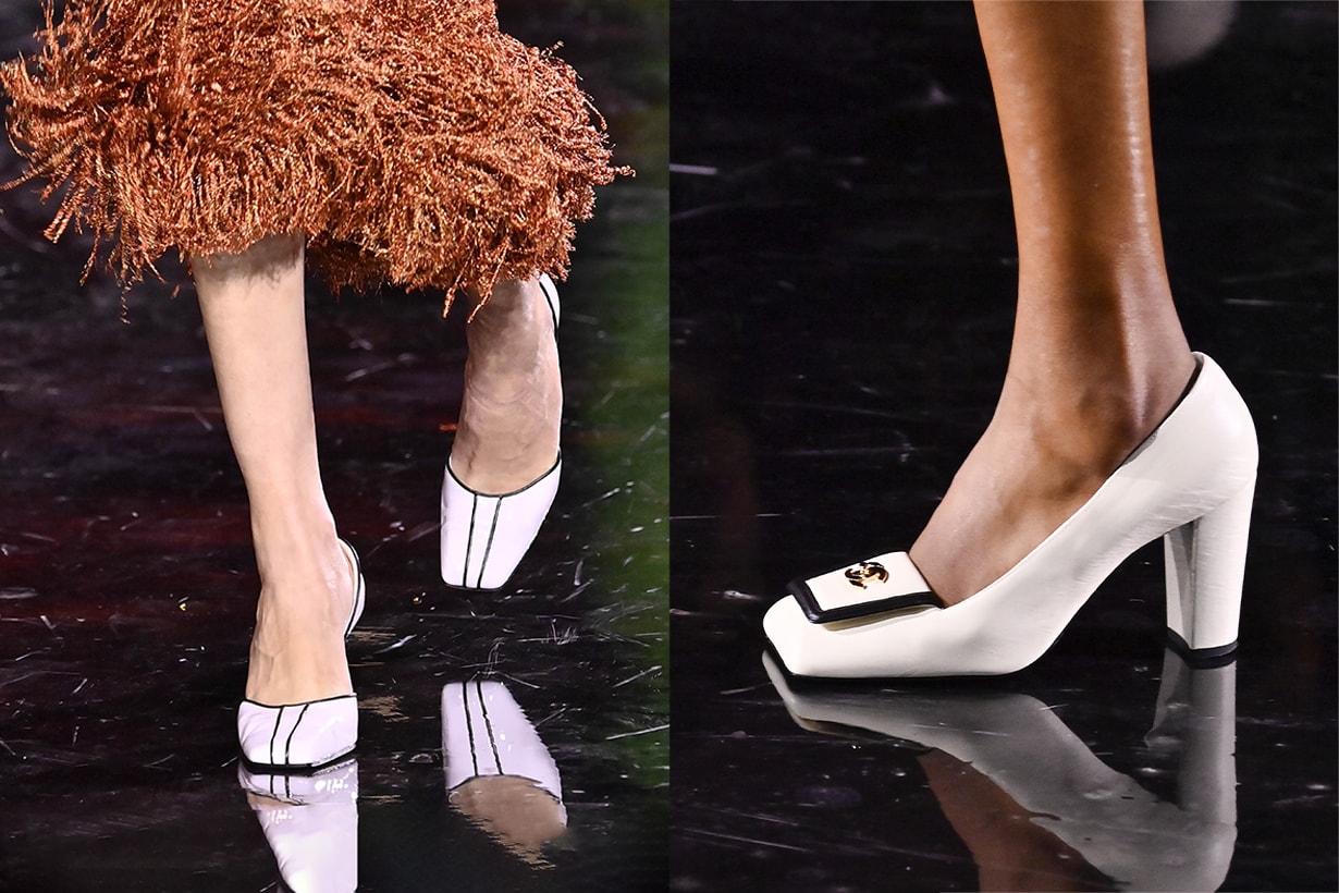 chanel two tone shoes Matthieu Blazy 2026 spring summer highlight square new version
