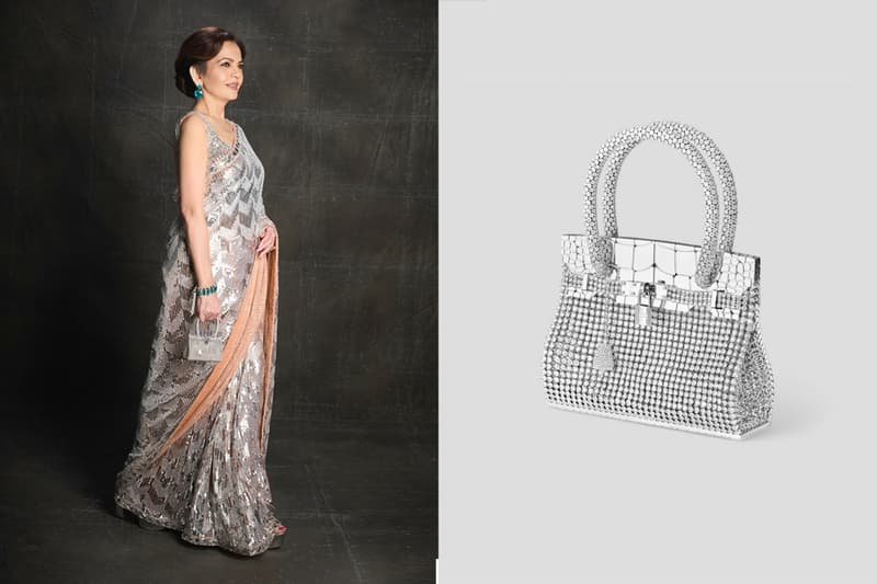 印度首富太太 Nita Ambani 手上,那枚鑲嵌了 3,000 顆鑽石的 Sac Bijou Birkin!