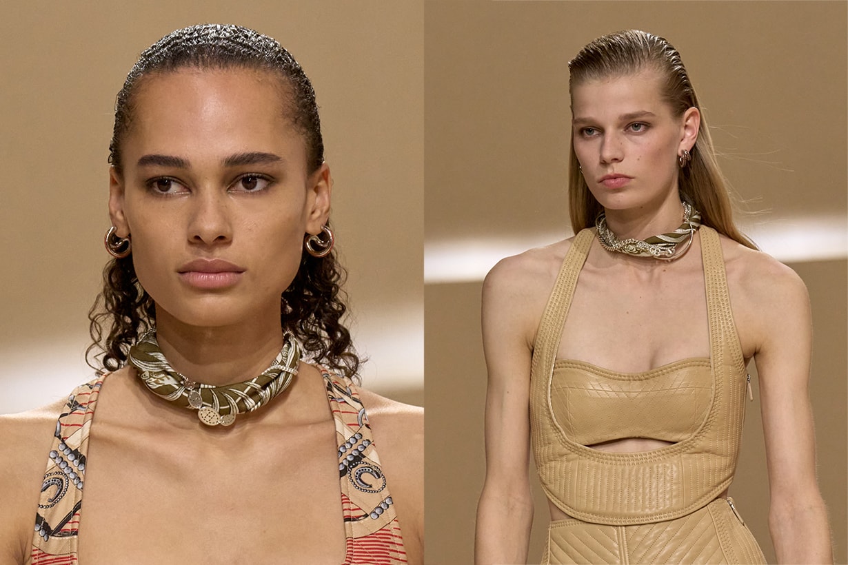 Hermès scarf tips 2026 spring summer pfw how to