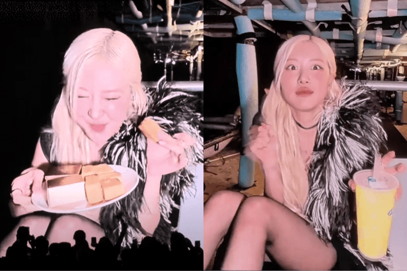 Blackpink 演唱會台味十足：Rosé 大吃鳳梨酥、鹹酥雞，Lisa 也穿上台灣設計師品牌！