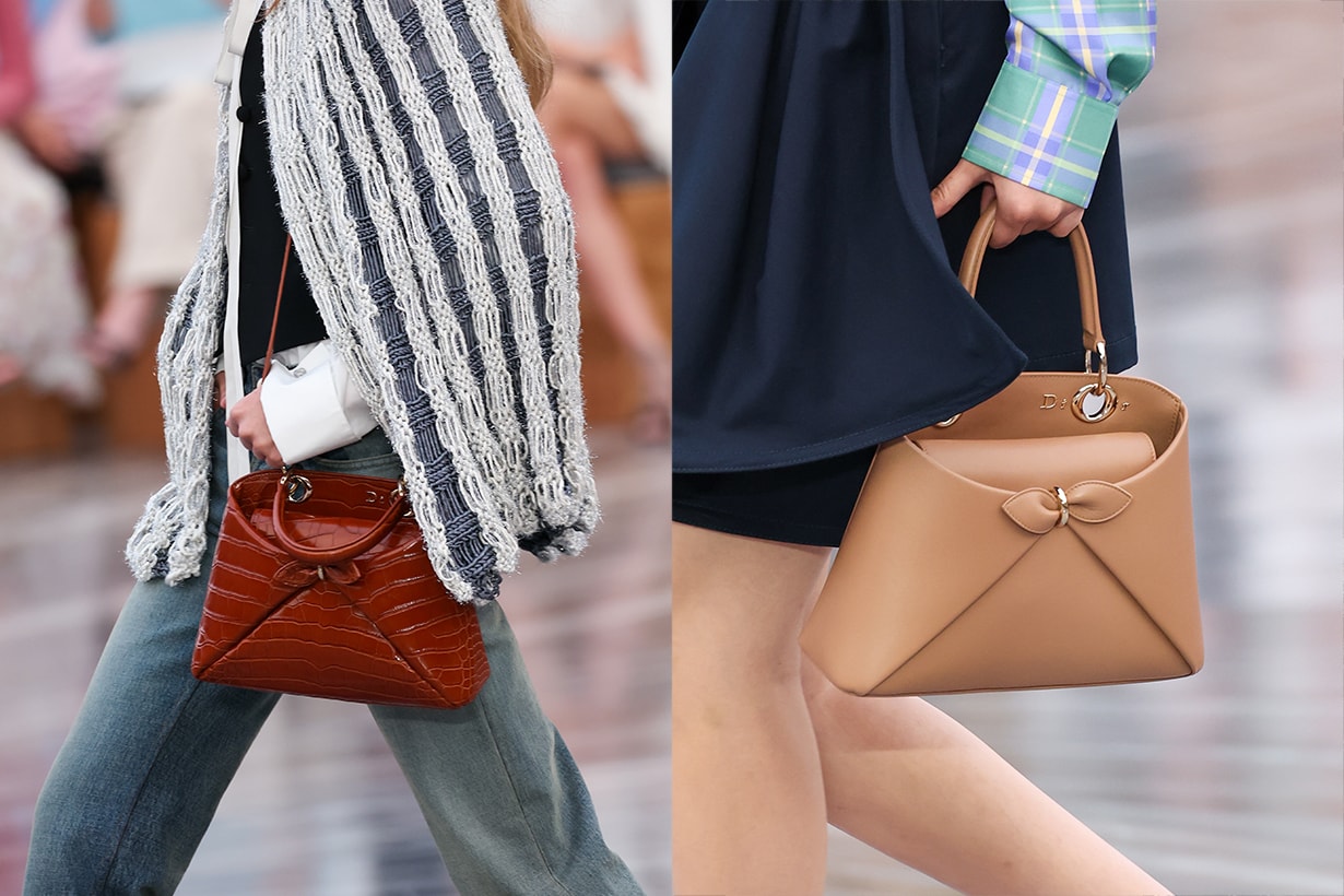 dior jonathan anderson handbags highlight 2026 sprin summer first collection lady knot