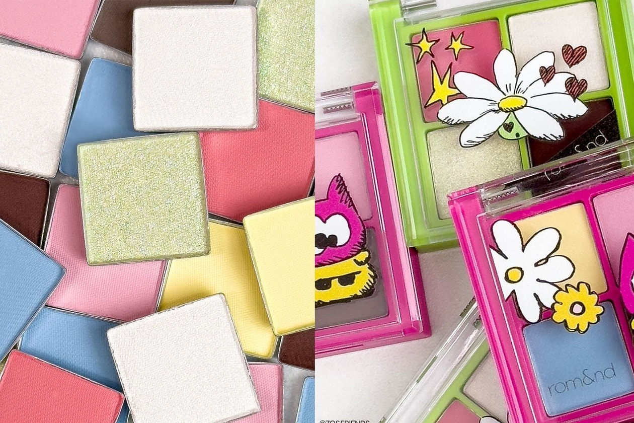 ZO&Friends 聯乘 rom&nd！眼影盤、胭脂球及氣墊粉都必收！