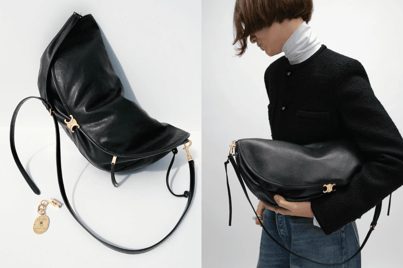 CELINE Triomphe 變柔和後更迷人：這款新上架的半月包，法式慵懶魅力一秒讓人愛上！