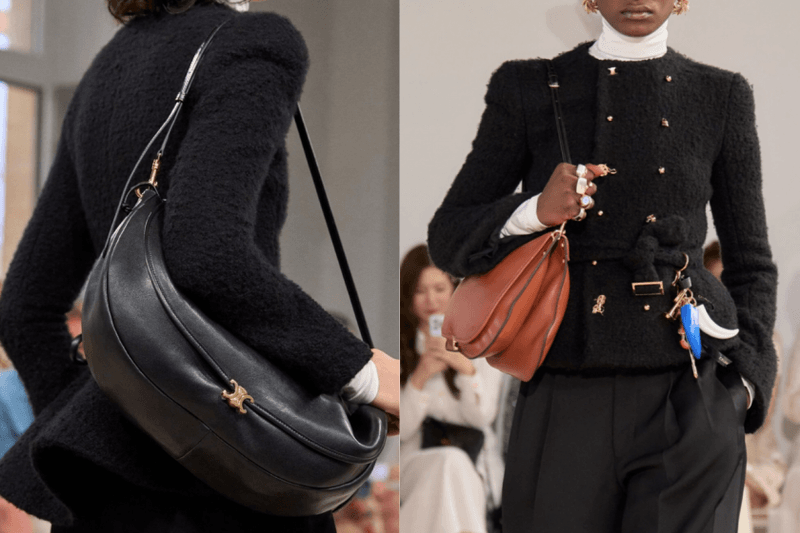 Celine Triomphe 變柔和後更迷人：這款新上架的半月包，法式慵懶魅力一秒讓人愛上！