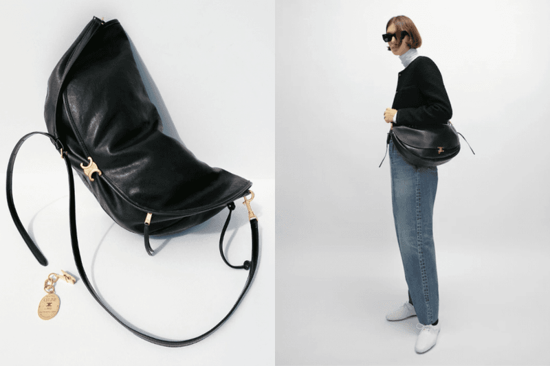 Celine Triomphe 變柔和後更迷人：這款新上架的半月包，法式慵懶魅力一秒讓人愛上！