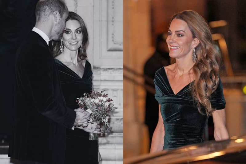 凱特王妃回來了！睽違兩年首度公開亮相，一身綠絲絨禮服美得令人驚豔