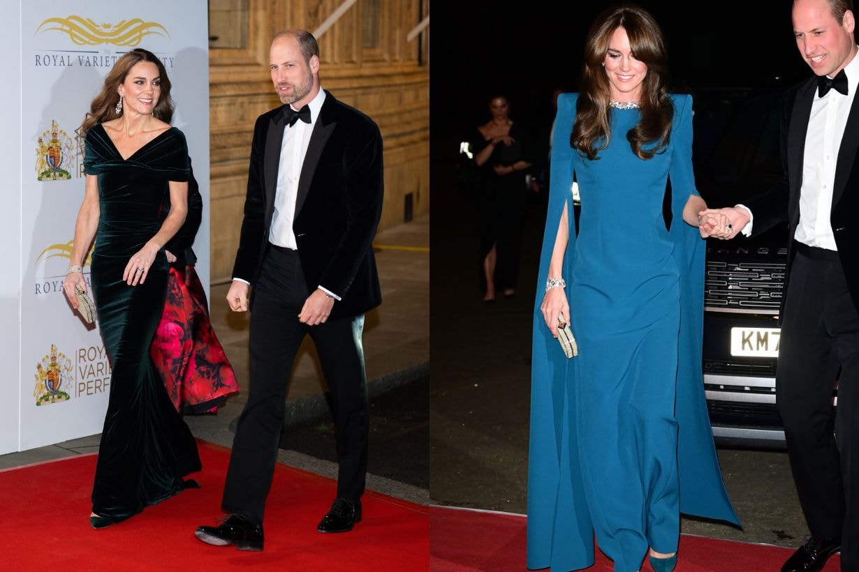 Kate Middleton and Prince William Share Rare PDA Moment at First Royal Variety Performance Appearance Since 2023