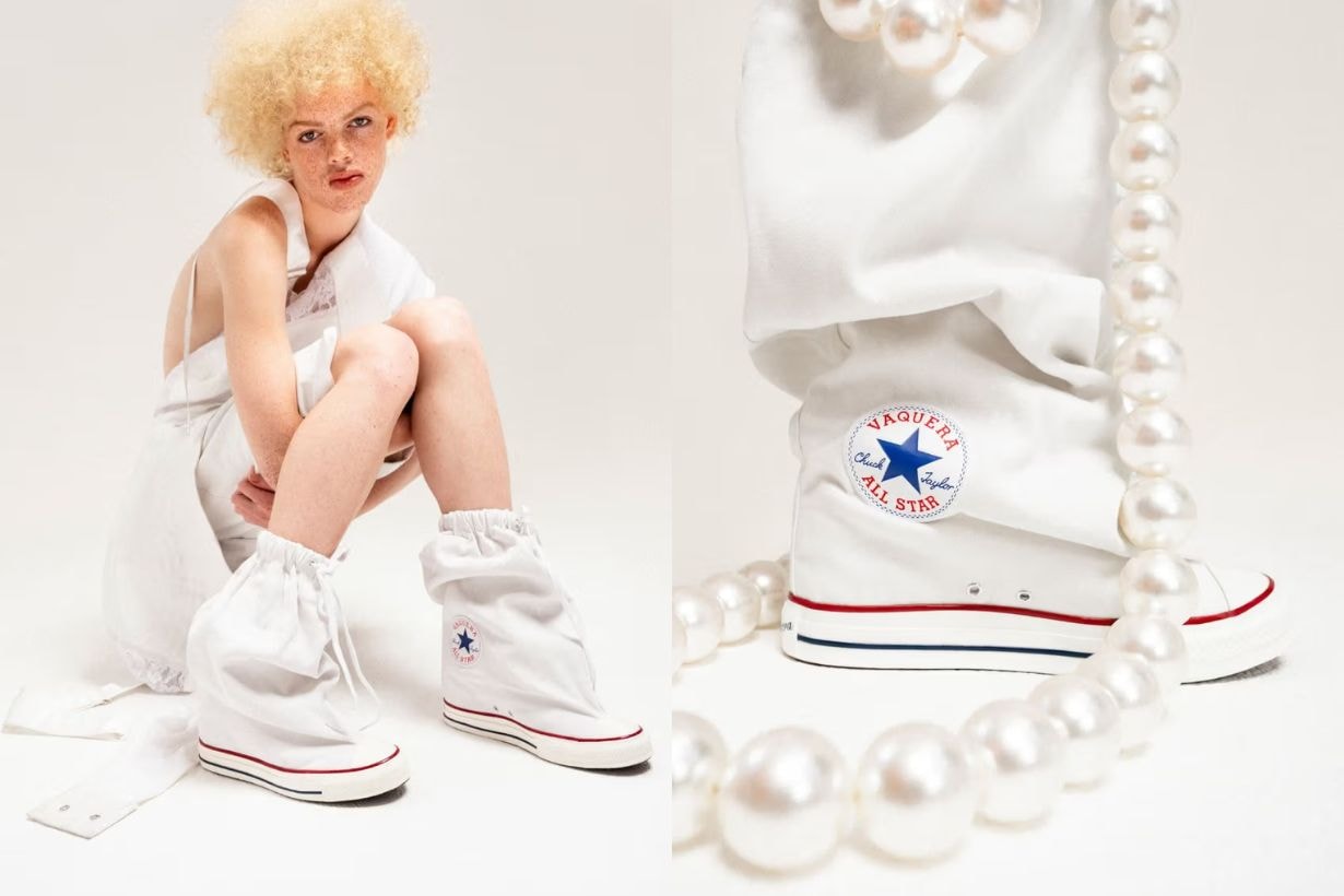 Converse x Vaquera 最新聯名引熱議：當傳統經典的 Chuck ，變成超浮誇膝上靴！