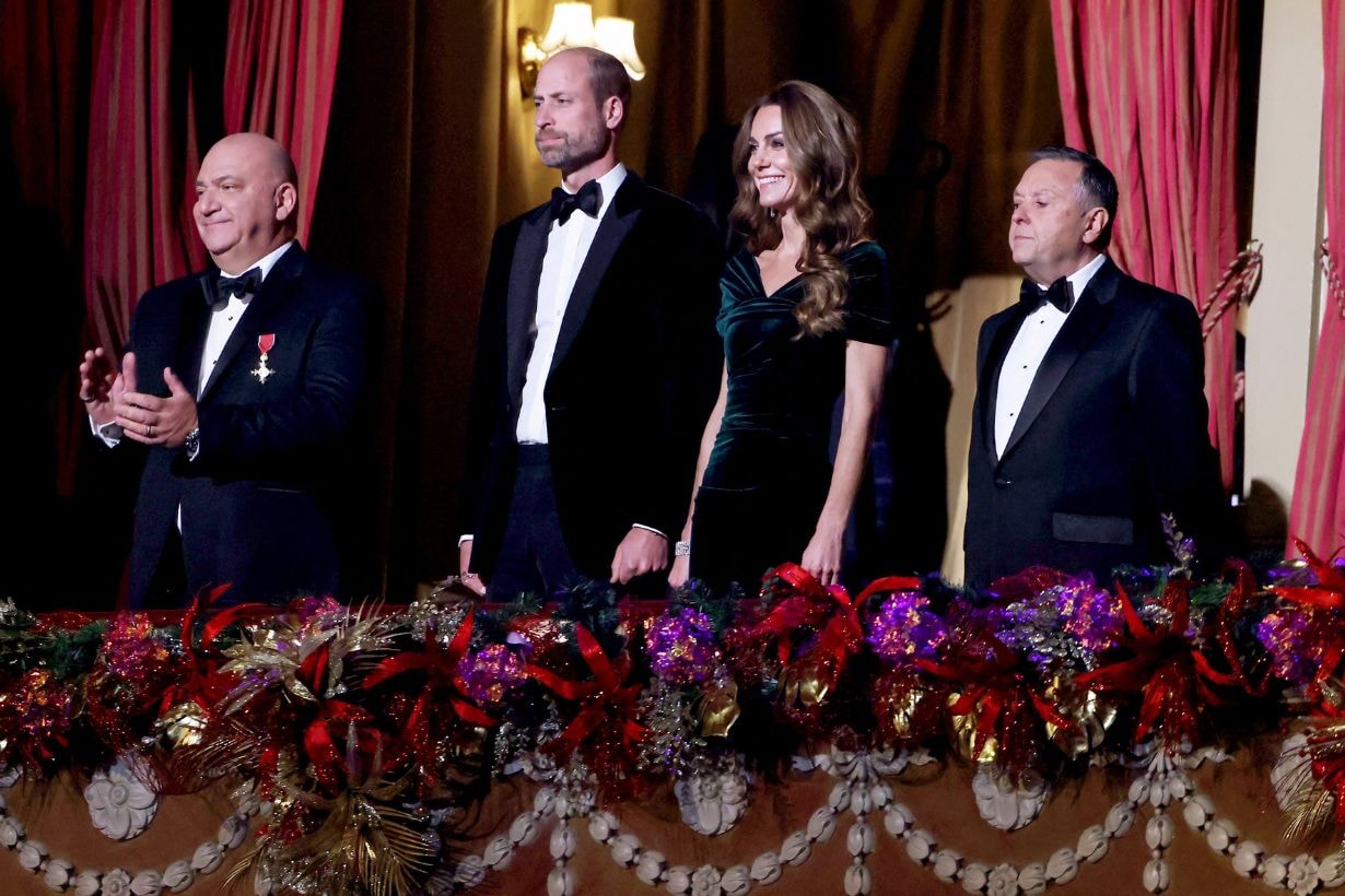 Kate Middleton and Prince William Share Rare PDA Moment at First Royal Variety Performance Appearance Since 2023