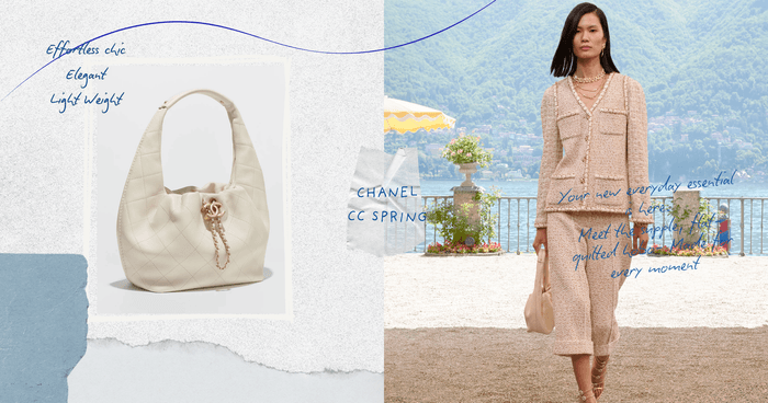 本季最美雙 C 流浪包,揹上它慵懶時髦、毫不費力:CHANEL 全新 CC SPRING 包款,不容忽視的夢幻 It Bag!