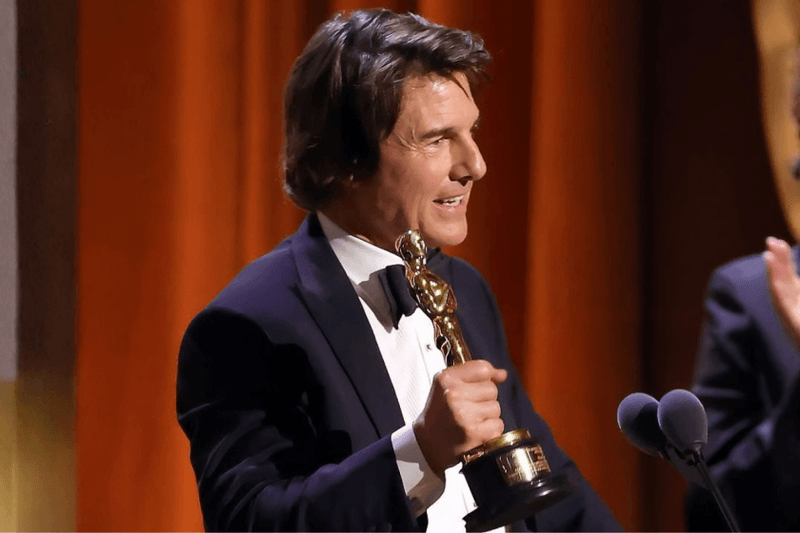 阿湯哥終於圓夢！Tom Cruise 拿下人生首座奧斯卡小金人：「拍電影不是我的工作，而是我的生命。」