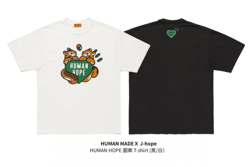 松鼠厚比實在太可愛！Human Made 和 J-Hope 聯名準備開賣，全系列單品＆販售資訊一次看