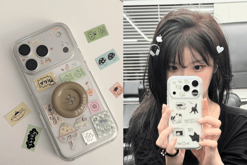 比買新手機殼還上癮！韓國 Gen Z 都在瘋「iPhone手機貼紙」，連 GD 都要出聯名款？