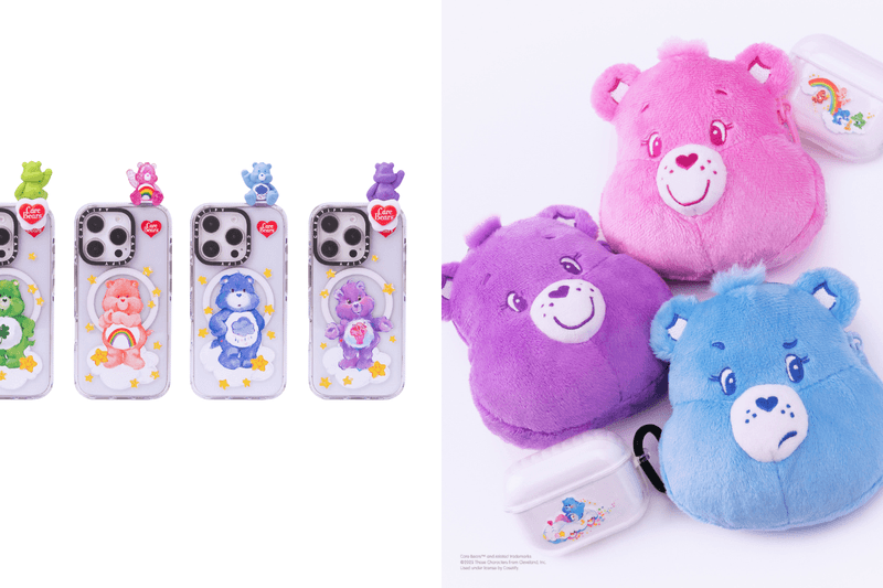 毛絨收納包、客製保護殼、吊飾盲盒 ... 最可愛的 Care Bears x CASETiFY 聯名來了！
