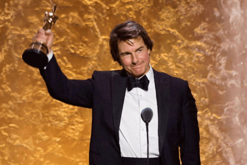 阿湯哥終於圓夢！Tom Cruise 拿下人生首座奧斯卡小金人：「拍電影不是我的工作，而是我的生命。」