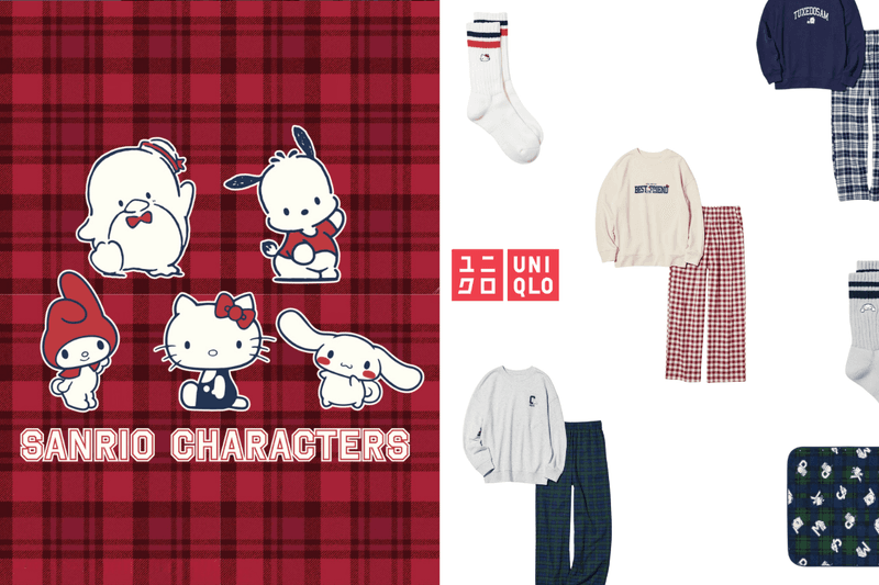 穿上瞬間療癒滿滿：UNIQLO × Sanrio 秋冬系列登場，Hello Kitty 格紋套裝萌度 100％！
