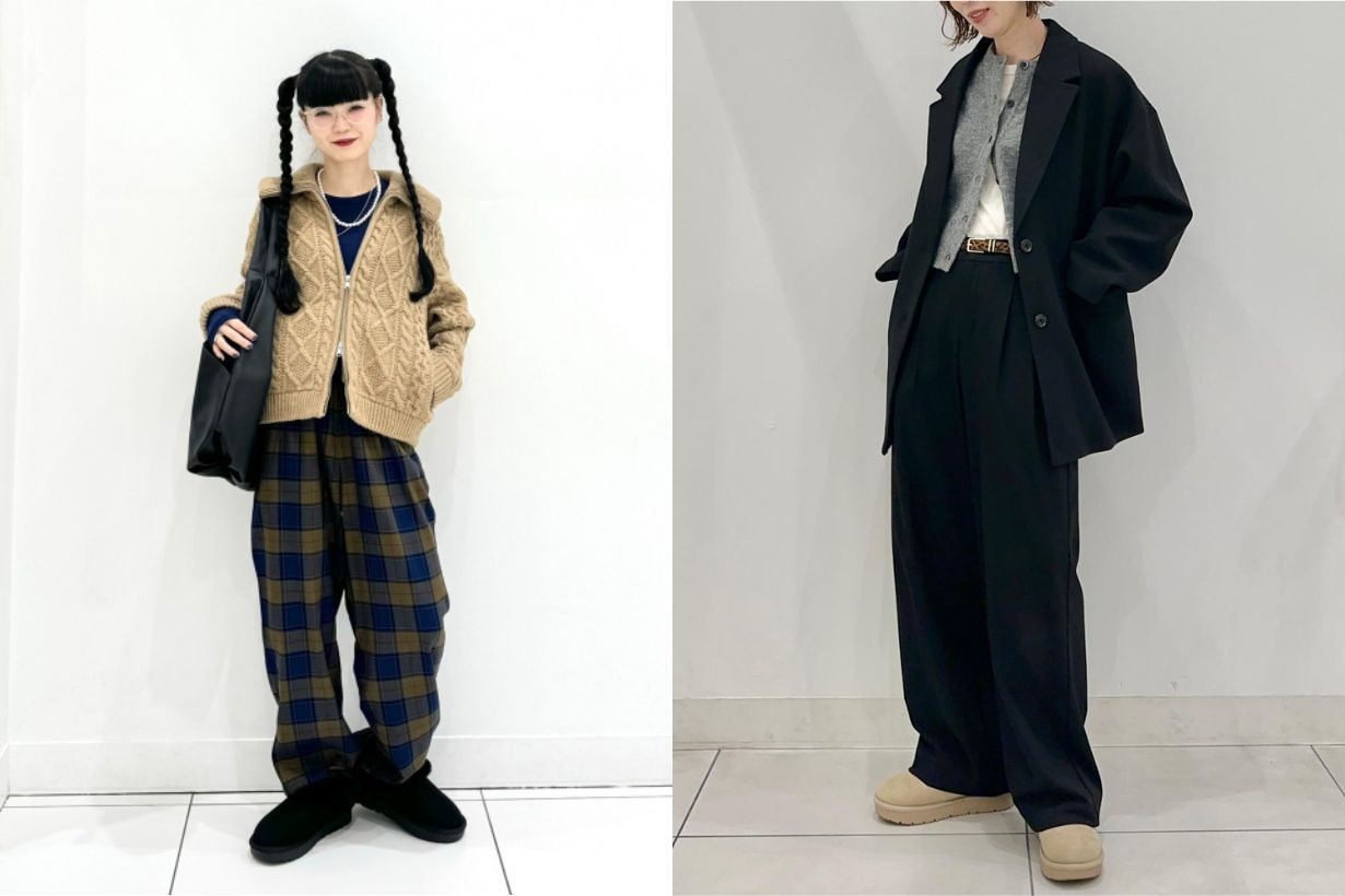 GU Shearling Slippers plush snow boots 2025 winter