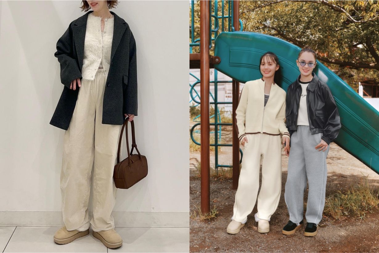 GU Shearling Slippers plush snow boots 2025 winter