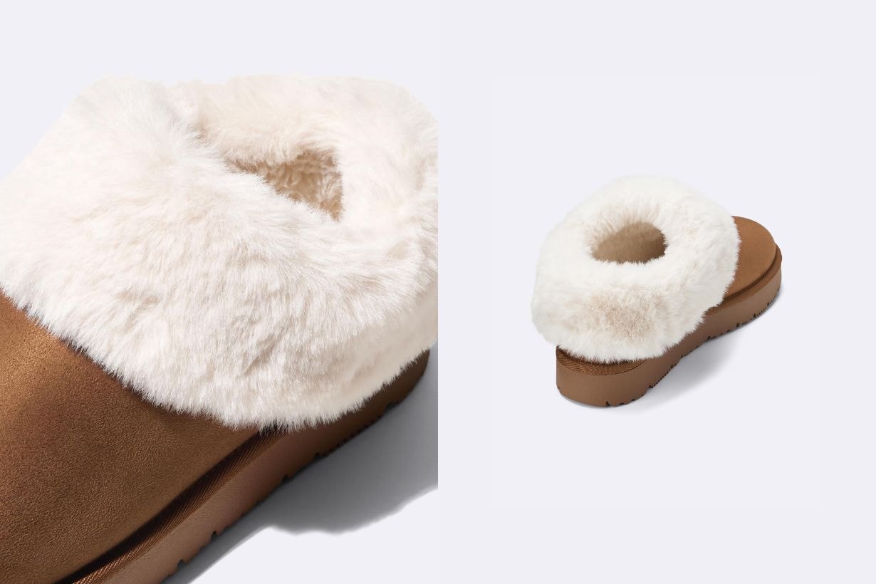 GU Shearling Slippers plush snow boots 2025 winter