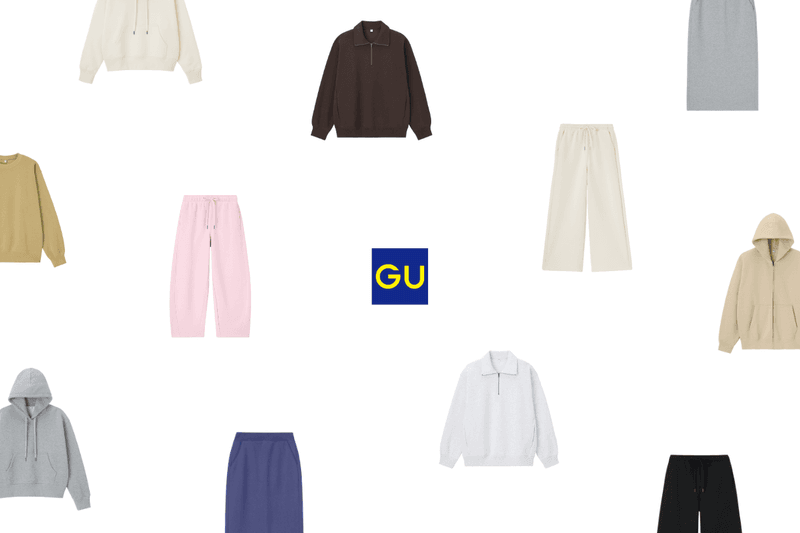 GU sweatpants Sweatshirt hoodie Heavy Weight Puff barrel leg