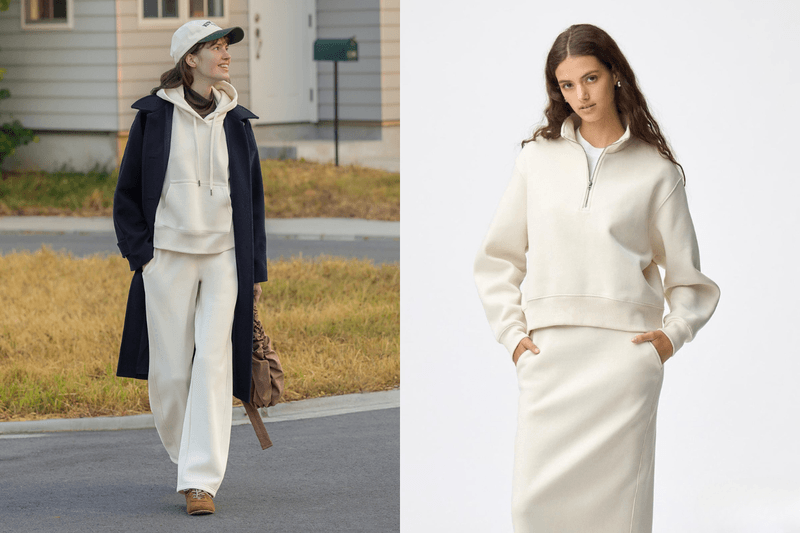 GU sweatpants Sweatshirt hoodie Heavy Weight Puff barrel leg