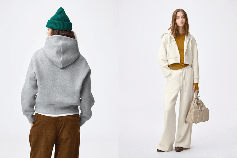 GU sweatpants Sweatshirt hoodie Heavy Weight Puff barrel leg