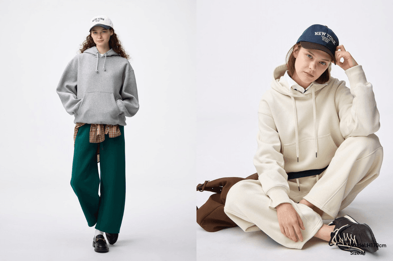 GU sweatpants Sweatshirt hoodie Heavy Weight Puff barrel leg