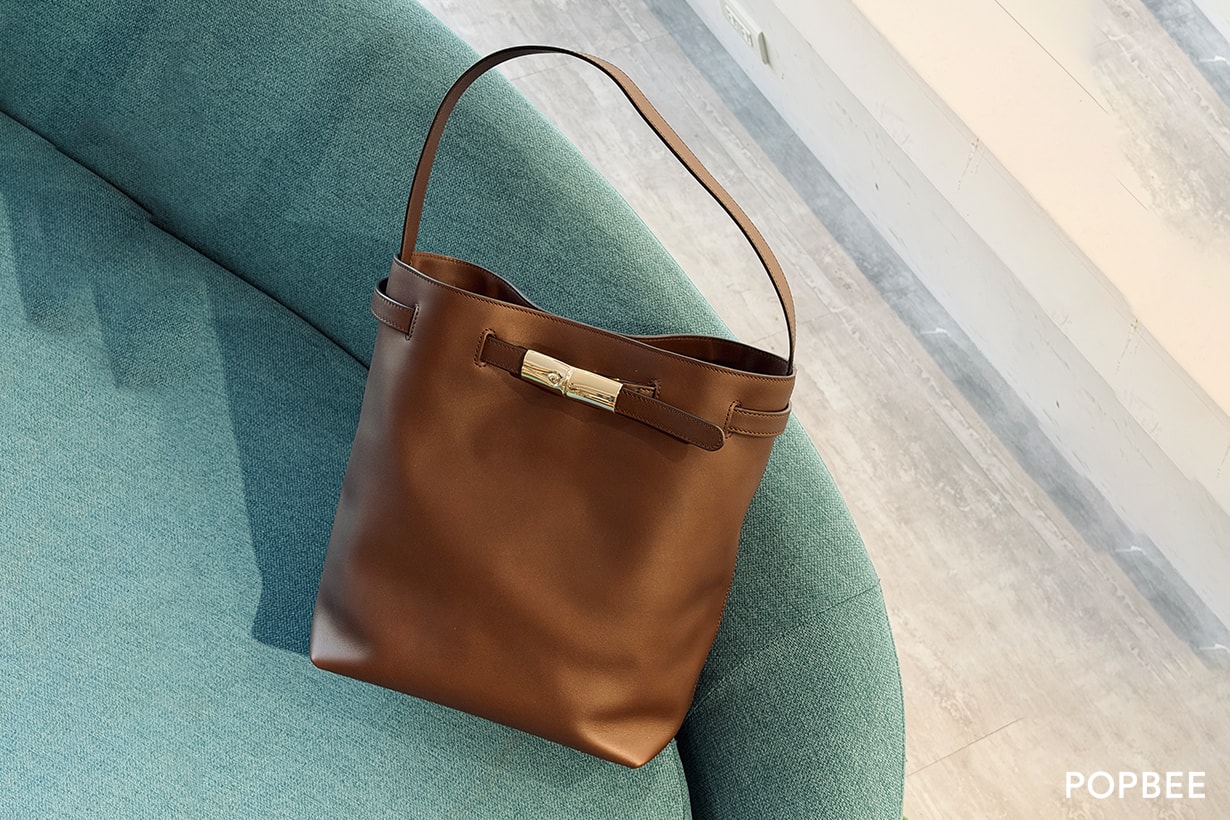 longchamp le smart bucket bag tote handbag new