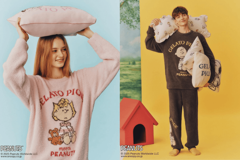 和史努比一起療癒入睡：gelato pique Ｘ PEANUTS 新聯名，軟萌居家服、拖鞋...每一樣都想打包！