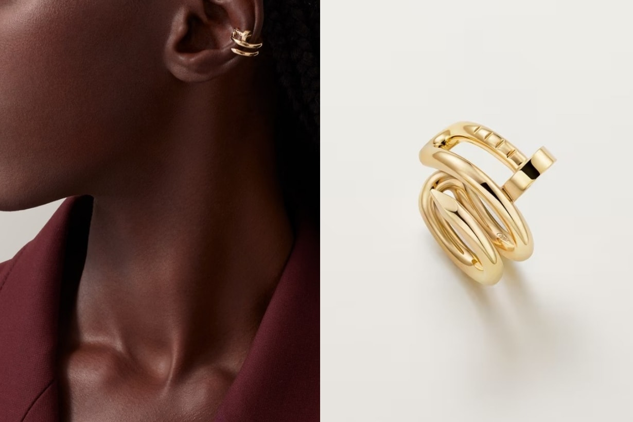 Cartier Juste Un Clou 系列極簡耳骨夾：越簡單，越耐看！