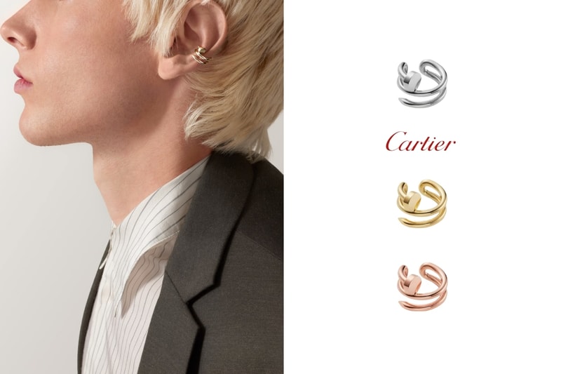 Cartier Juste Un Clou 系列極簡耳骨夾：越簡單，越耐看！