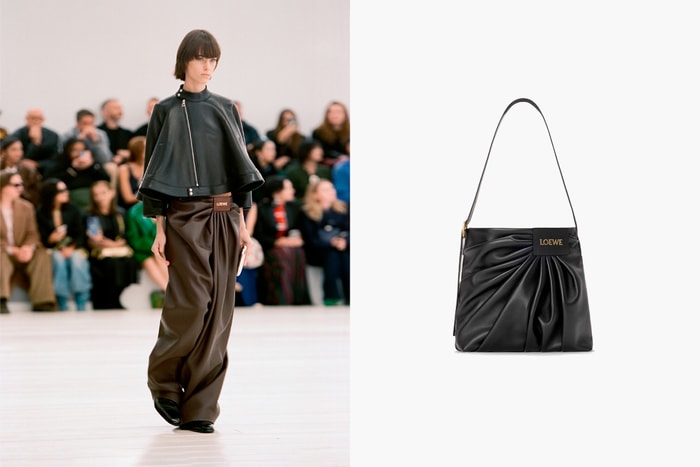 這個元素從牛仔褲紅到包包！Loewe 新上架「Draped Tote」，簡約率性又百搭！