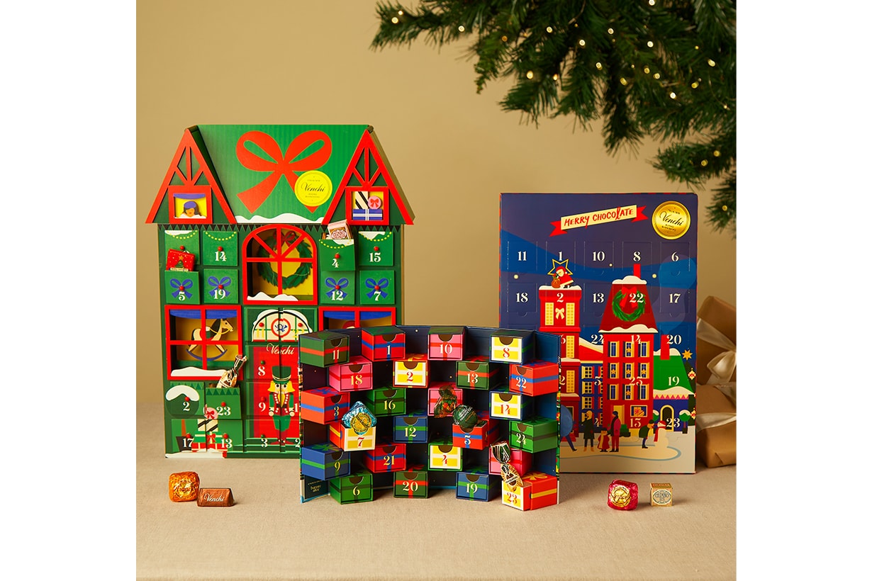 2025 Advent calendar christmas red bull venchi nespresso