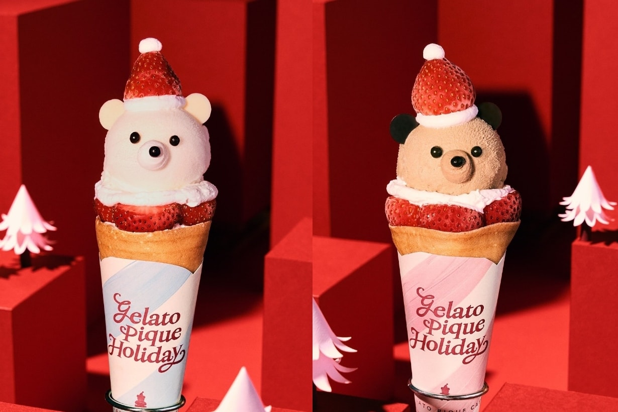 Gelato Pique Café 聖誕系列又出招：小熊可麗餅到冰淇淋聖代都好可愛！