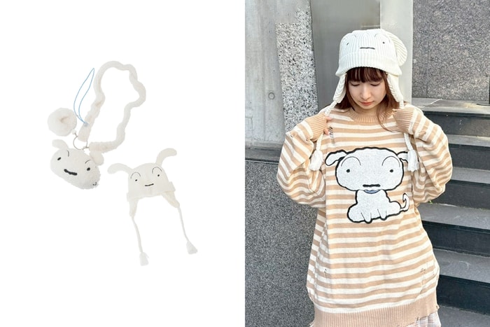 原宿女生愛牌 Candy Stripper 聯名《蠟筆小新》,把小白變成暖呼呼的毛帽、包包了!
