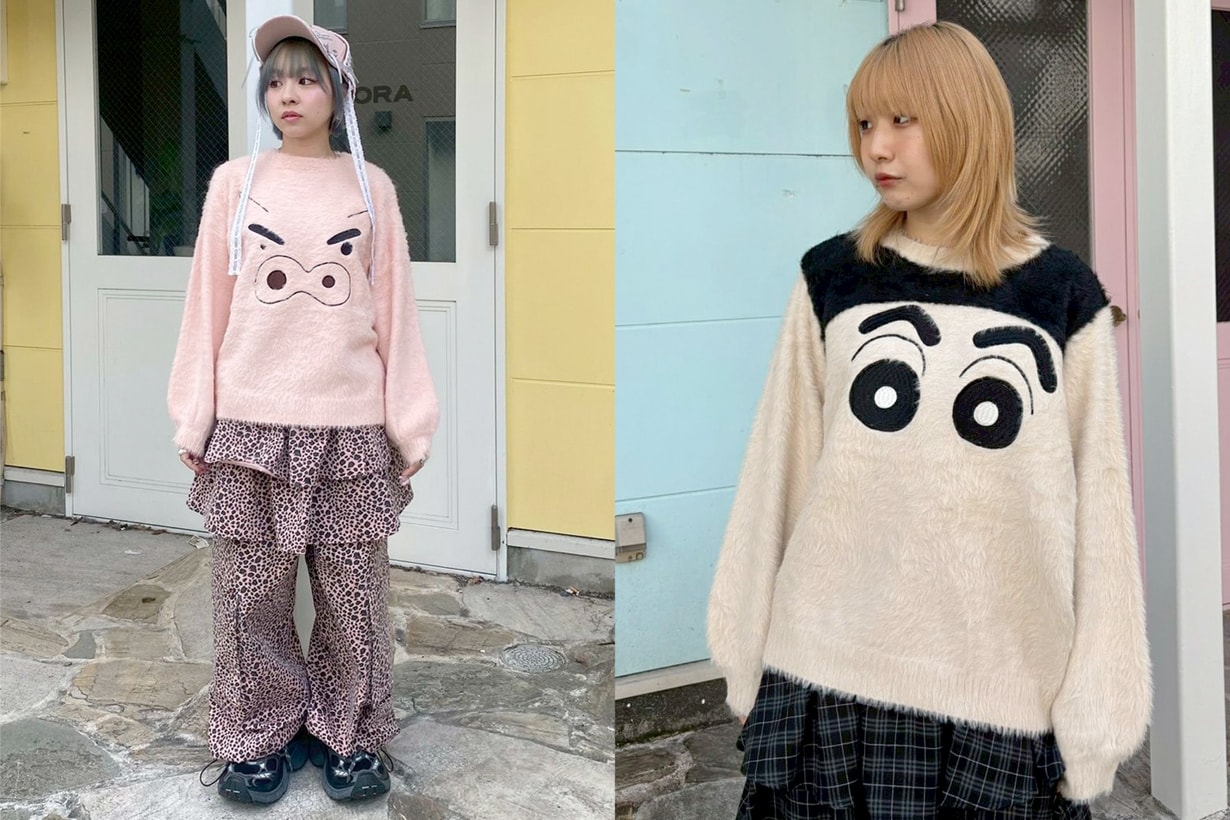 candy stripper crayon shin chan shiro collab