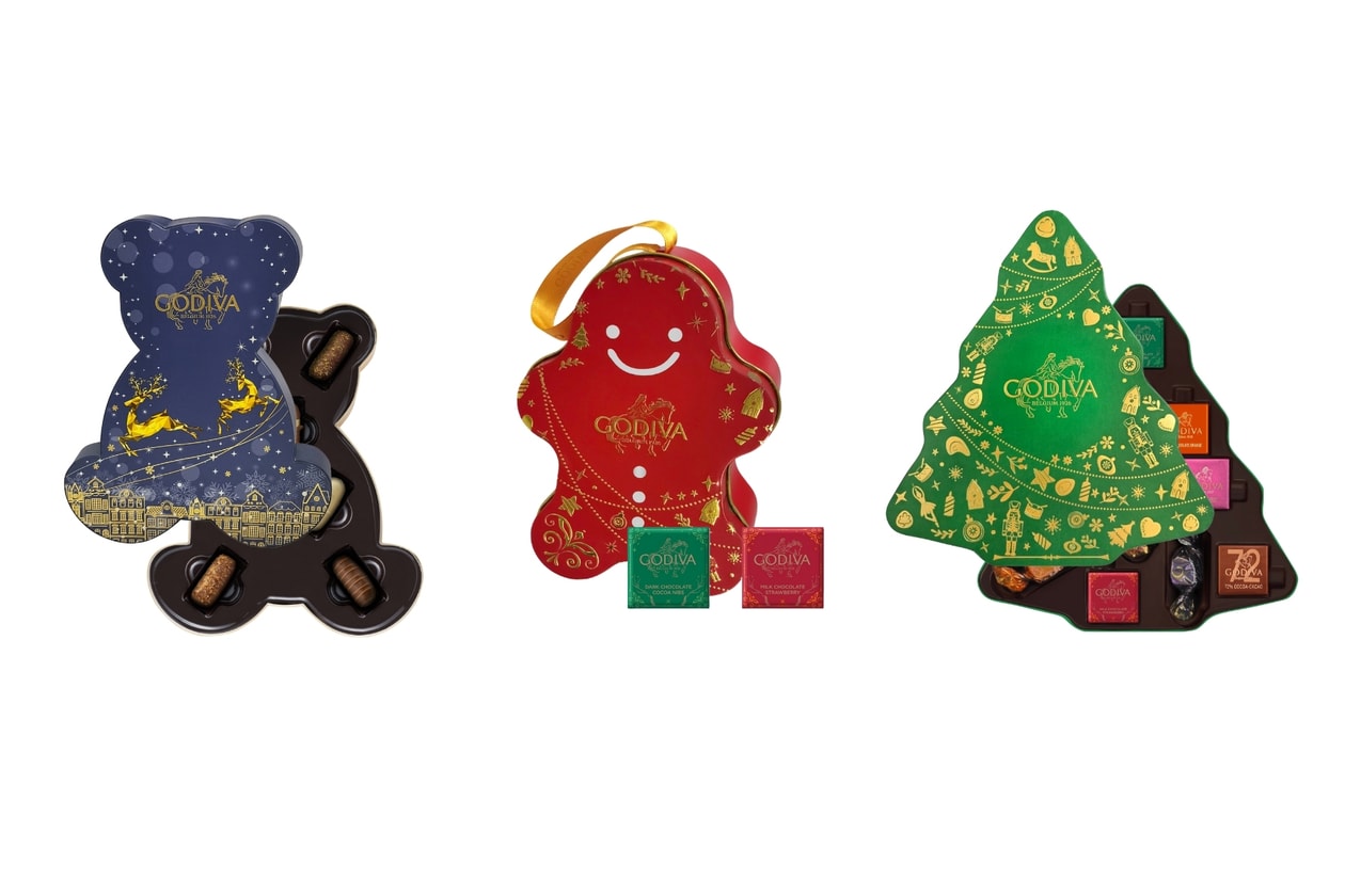 GODIVA 限定樹幹蛋糕形巧克力、精緻禮盒與暖心小熊，為佳節添上甜蜜光芒！