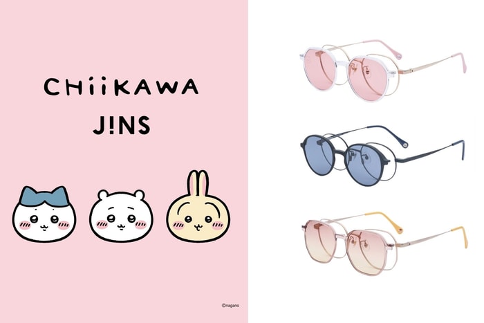 吉伊卡哇迷集體尖叫！JINS × CHIIKAWA 聯乘眼鏡元旦可愛登場，連眼鏡布也是角色大頭造型