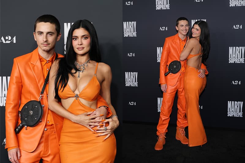 誰說 Timothée 與 Kylie 分手了？ 穿上 Chrome Hearts 訂製情侶裝出席《Marty Supreme》首映會